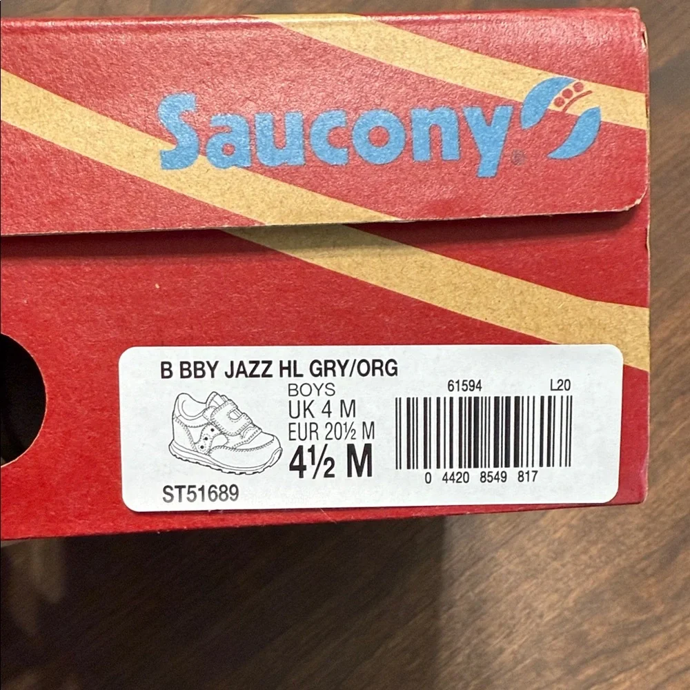Saucony Toddler Sneakers 4.5M NIB - Picture 6 of 6